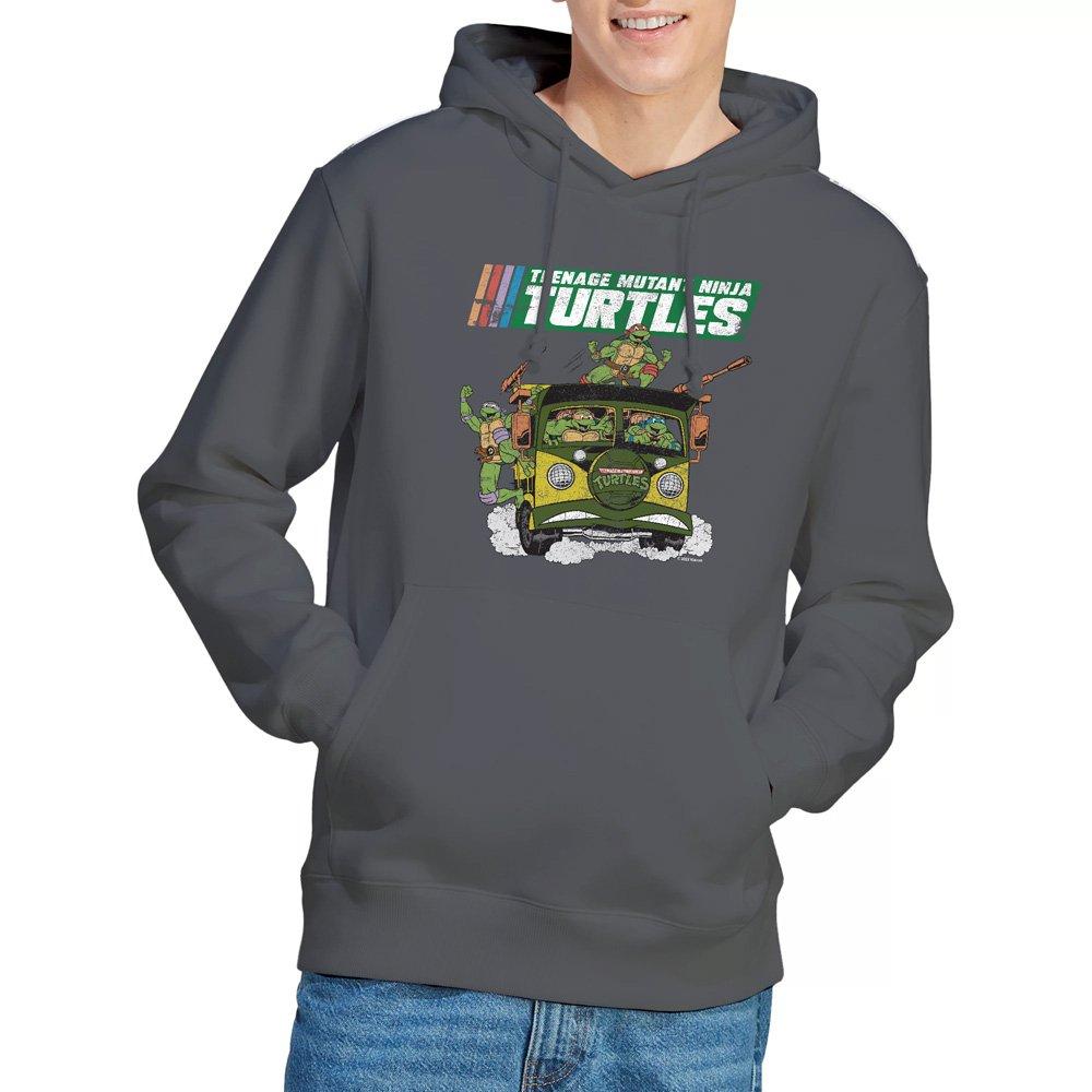 Charcoal - Teenage Mutant Ninja Turtles - Tmnt Tmnt Van Hoddie Charcoal - 1