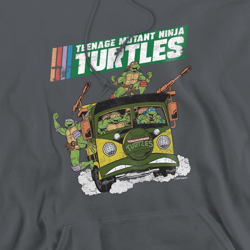 Charcoal - Teenage Mutant Ninja Turtles - Tmnt Tmnt Van Hoddie Charcoal - 2