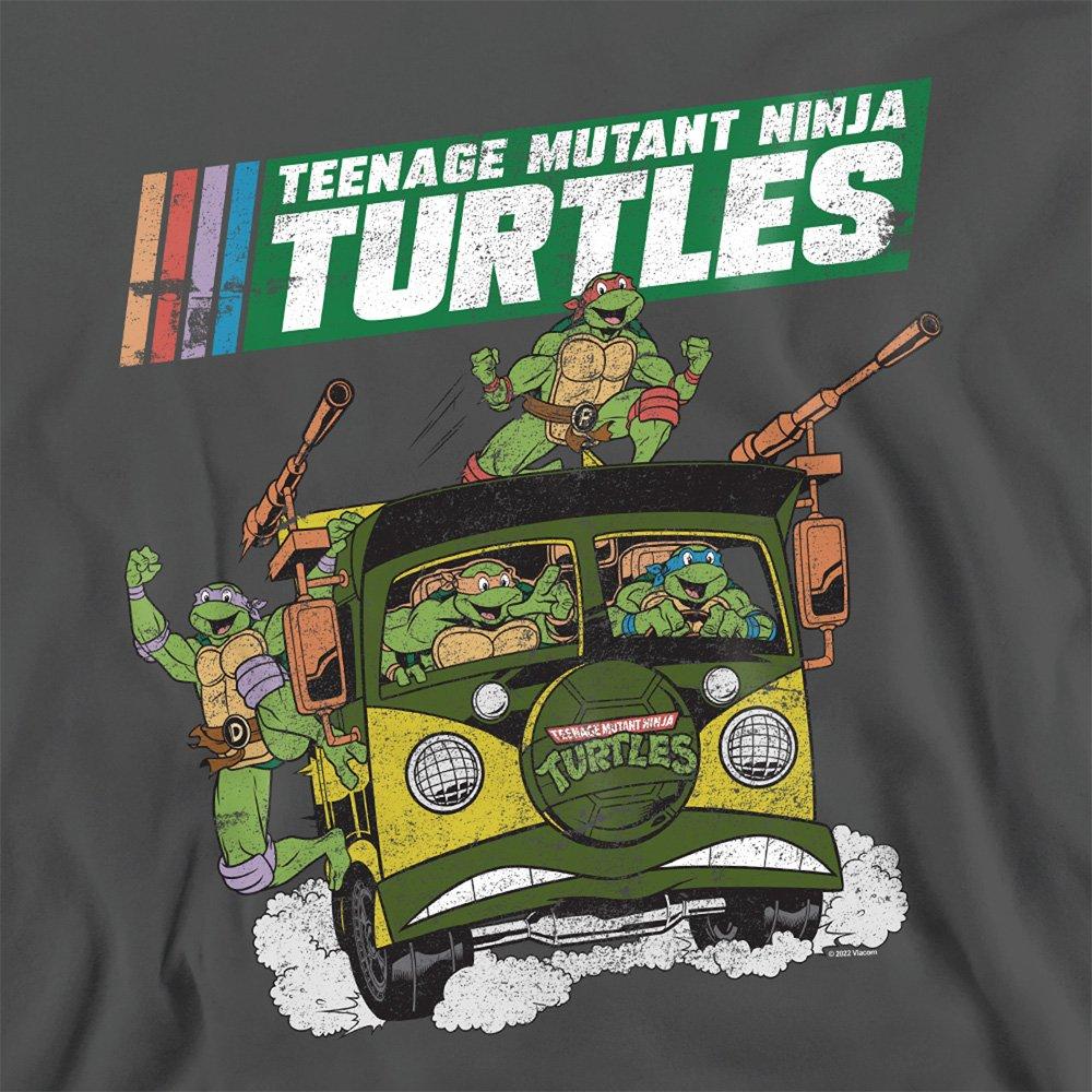 Charcoal - Teenage Mutant Ninja Turtles - Tmnt Tmnt Van Crew Sweatshirt Charcoal - 2