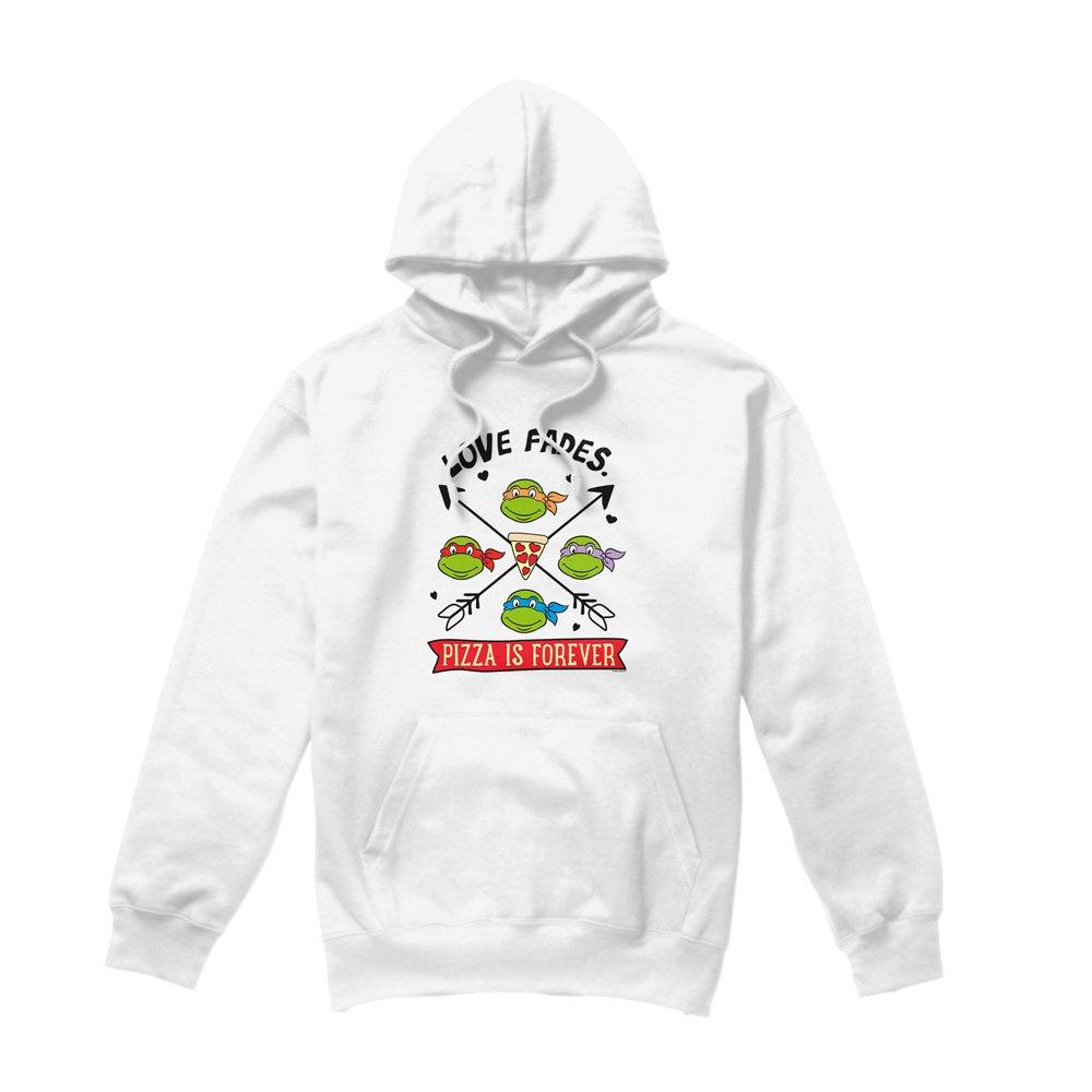 White - Teenage Mutant Ninja Turtles - Tmnt Pizza Is Forever Hoddie White - 4