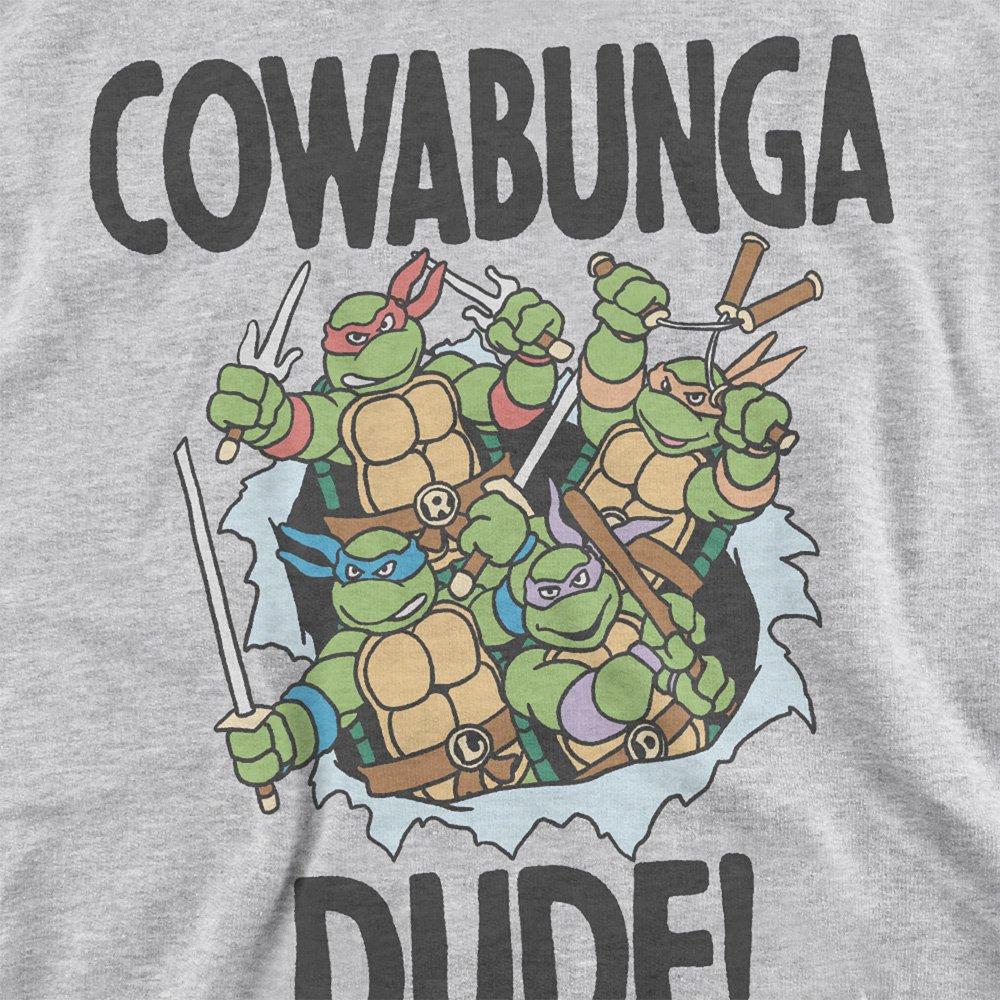 Light Grey - Teenage Mutant Ninja Turtles - Tmnt Cowabunga Dude Pf Sweatshirt Athletic Heathe - 2
