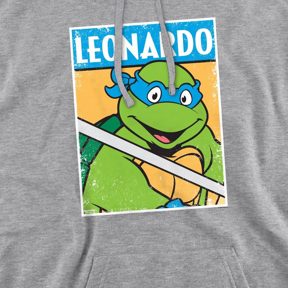 Light Grey - Teenage Mutant Ninja Turtles - Tmnt Tmnt Leo Hoddie Athletic Heather - 2