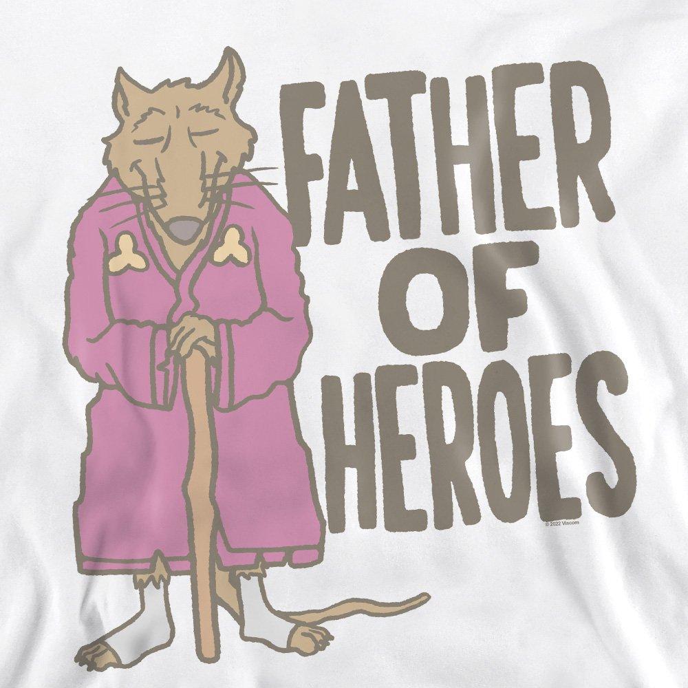 White - Teenage Mutant Ninja Turtles - Tmnt Father Of Heroes Crew Sweatshirt White - 2