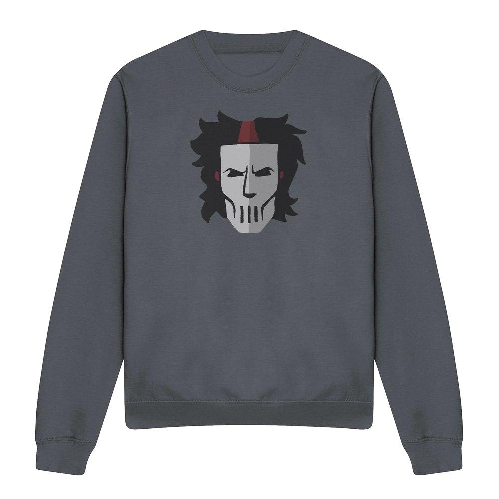Charcoal - Teenage Mutant Ninja Turtles - Tmnt Casey Jones Mask Crew Sweatshirt Charcoal - 4