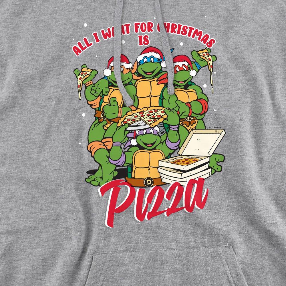Grey - Teenage Mutant Ninja Turtles - Teenage Mutant Ninja Turtles Christmas Pizza Unise - 2