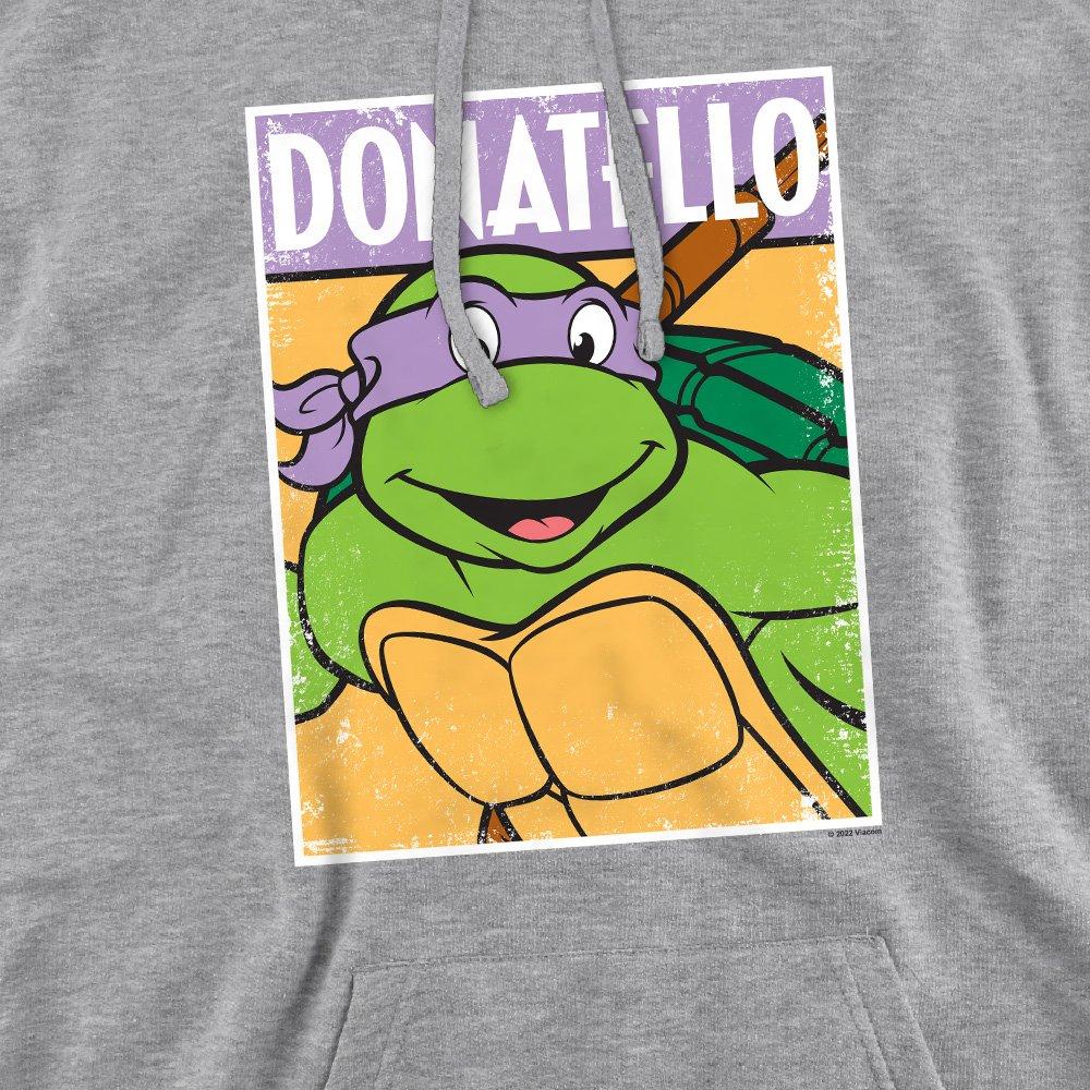 Light Grey - Teenage Mutant Ninja Turtles - Tmnt Tmnt Donnie Hoddie Athletic Heather - 2