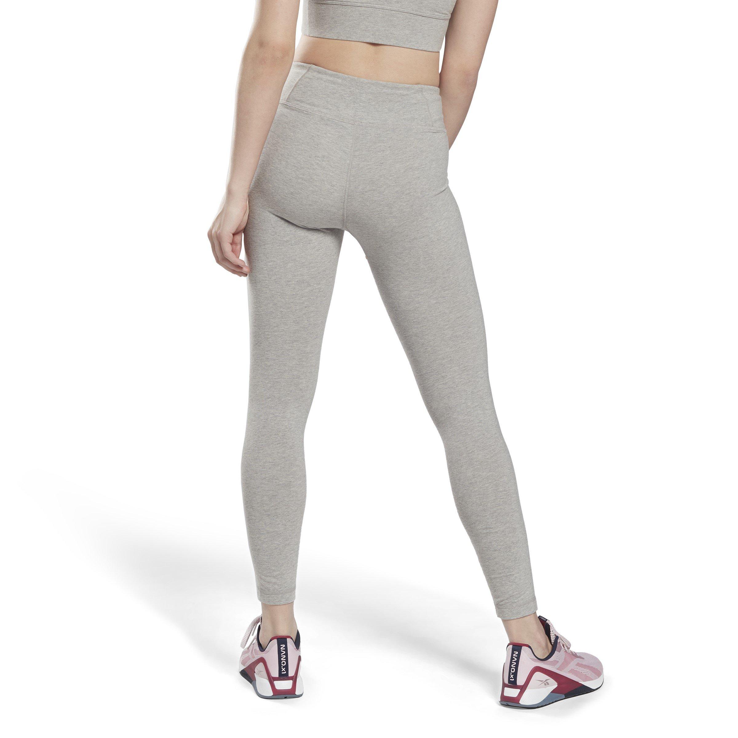 Grijs Hthr/Wit - Reebok - Identity Logo Leggings Womens - 4