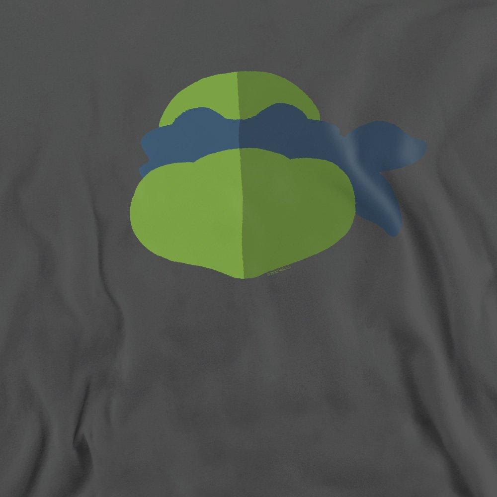 Charcoal - Teenage Mutant Ninja Turtles - Tmnt Leo Face Crew Sweatshirt Charcoal - 2