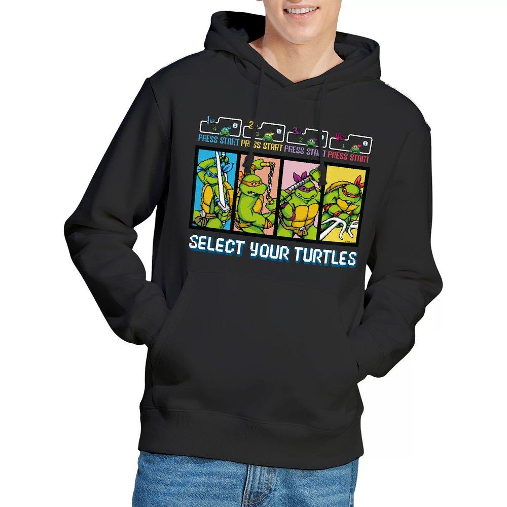 Black - Teenage Mutant Ninja Turtles - Tmnt Select Your Turtles Hoodie Black - 1