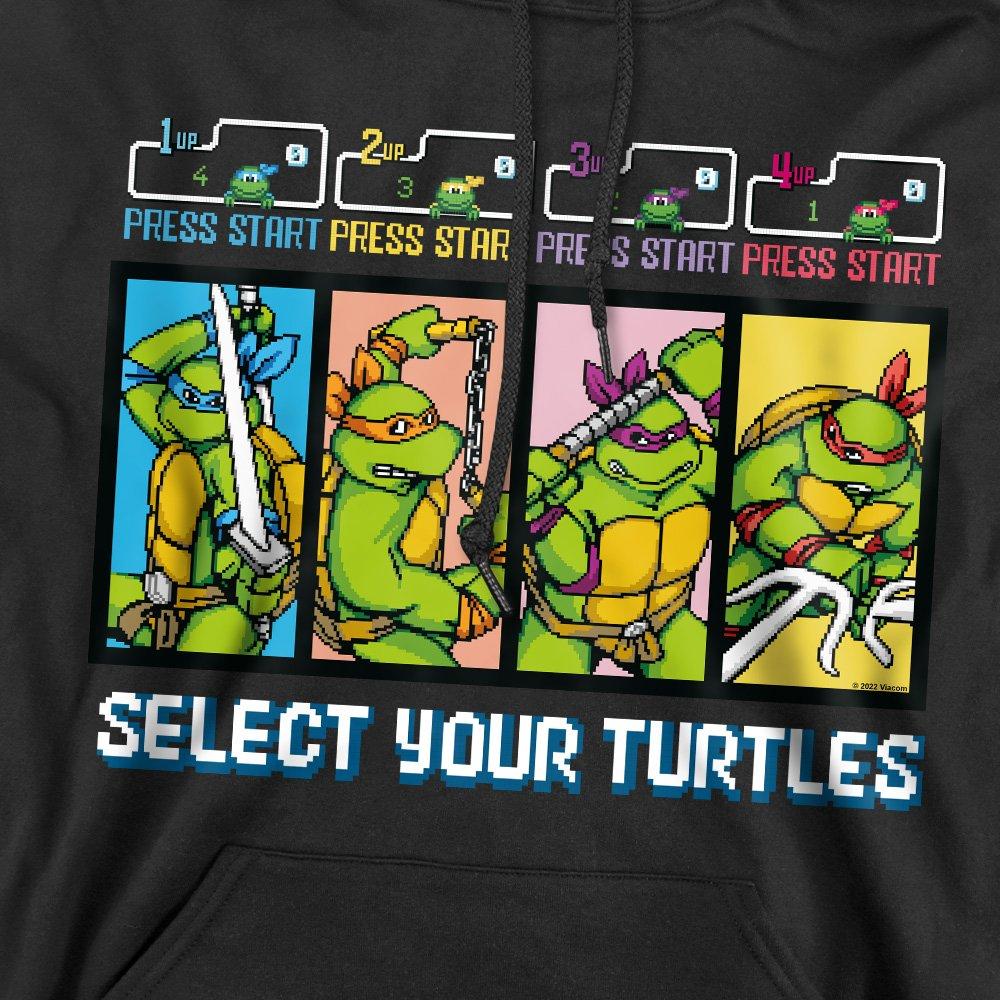 Black - Teenage Mutant Ninja Turtles - Tmnt Select Your Turtles Hoodie Black - 2