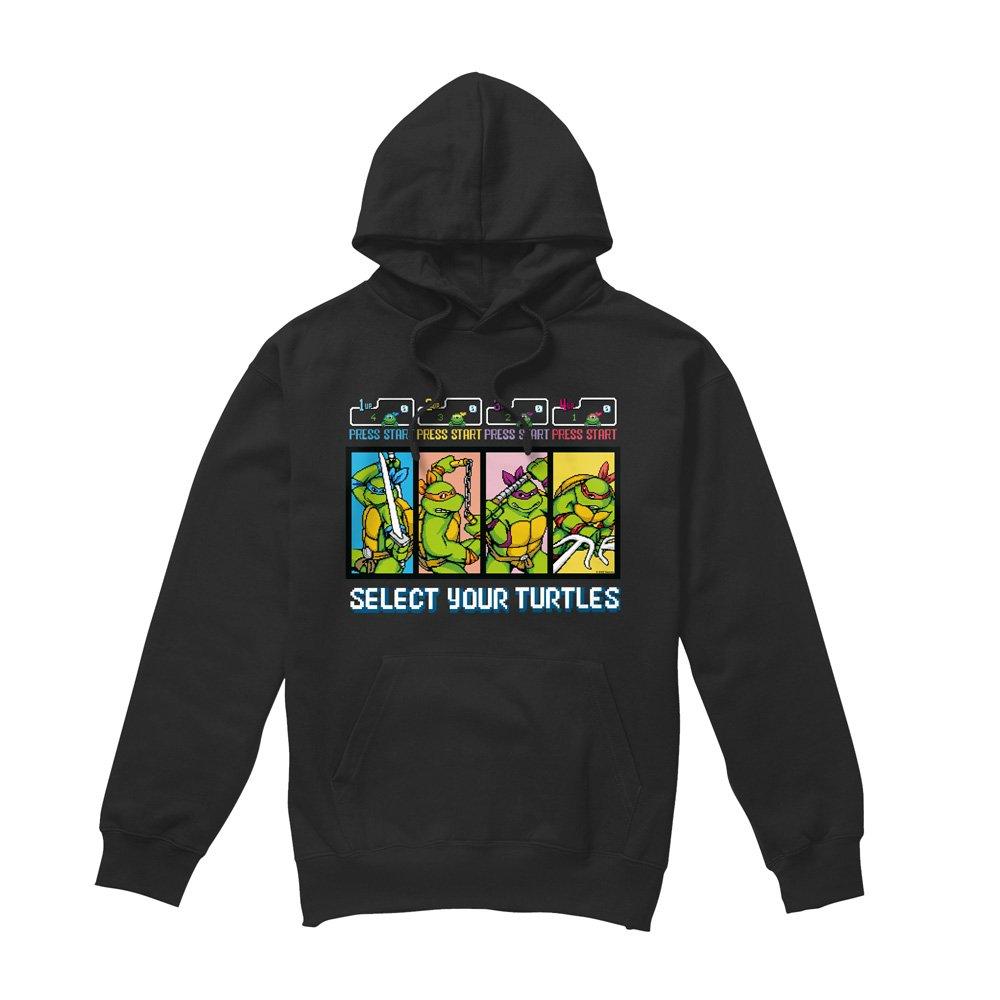 Black - Teenage Mutant Ninja Turtles - Tmnt Select Your Turtles Hoodie Black - 4