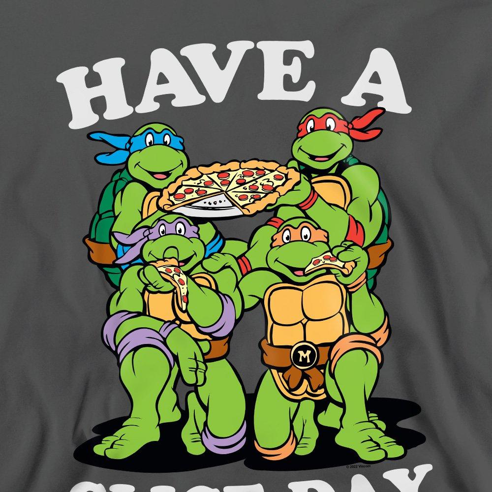 Charcoal - Teenage Mutant Ninja Turtles - Tmnt Have A Slice Day Crew Sweatshirt Charcoal - 2