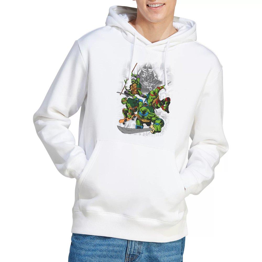 White - Teenage Mutant Ninja Turtles - Tmnt Shredder And Turtles Comic Hoodie White - 1