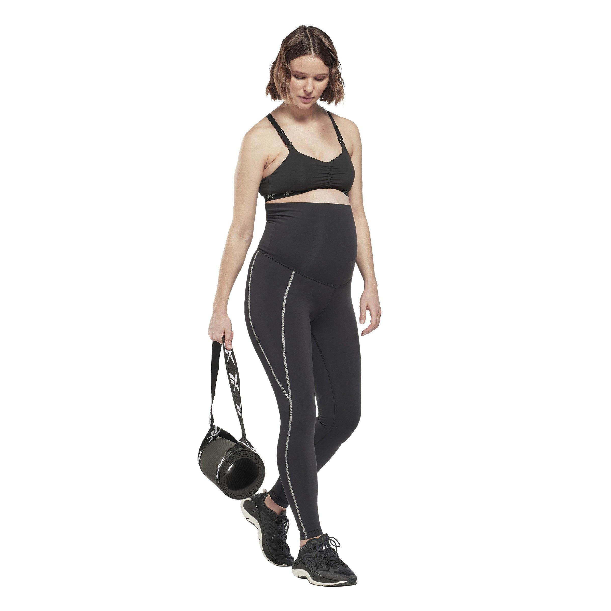 Black - Reebok - Lux 2.0 Maternity Leggings Women - 3