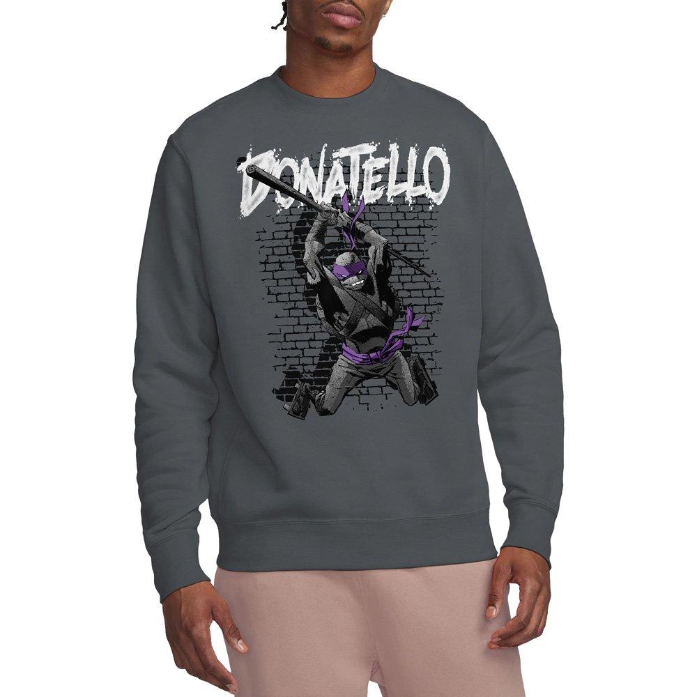 Teenage Mutant Ninja Turtles Tmnt Tmnt Donatello Crew Sweatshirt Charcoal