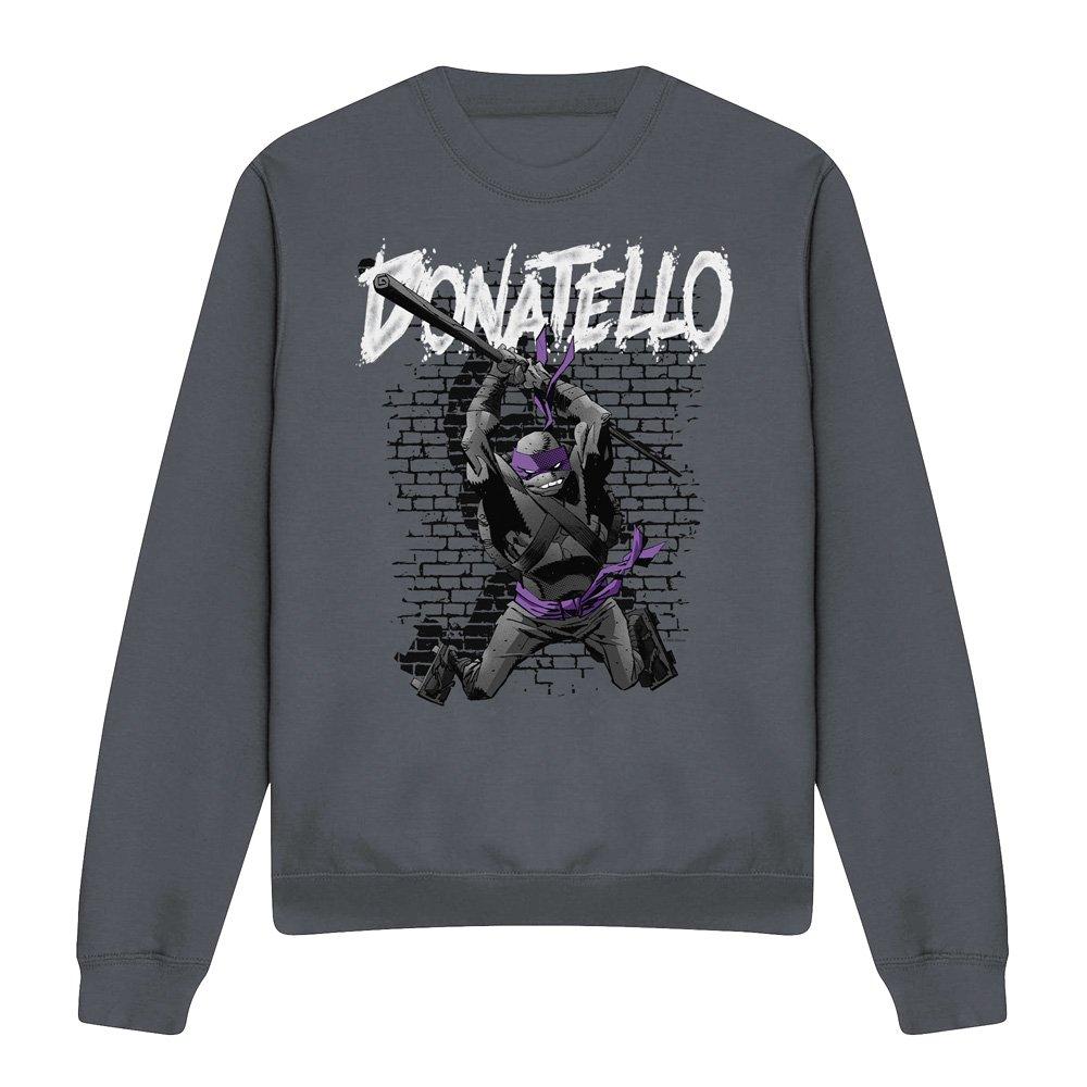 Charcoal - Teenage Mutant Ninja Turtles - Tmnt Tmnt Donatello Crew Sweatshirt Charcoal - 4