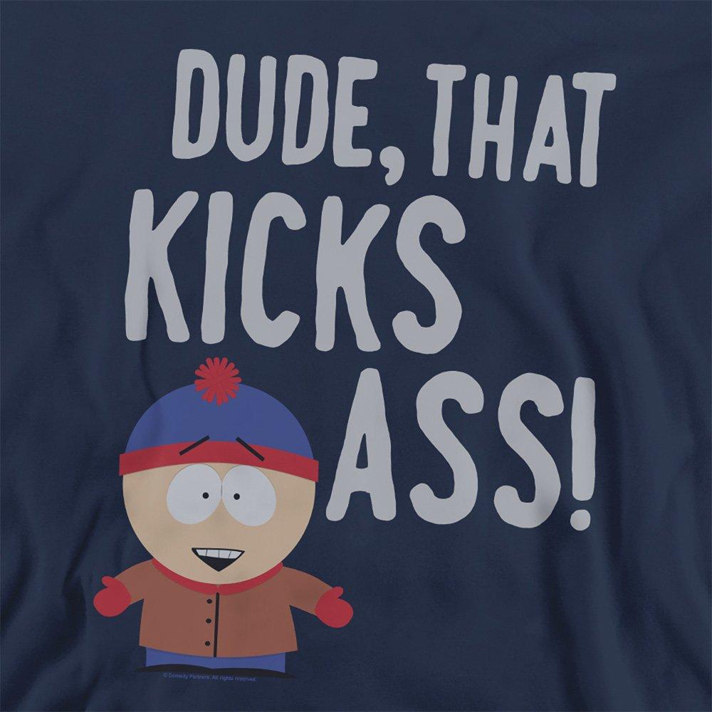 Navy - South Park - South Park The Stan Kicks Ass Unisex Crew Sweatshi - 2