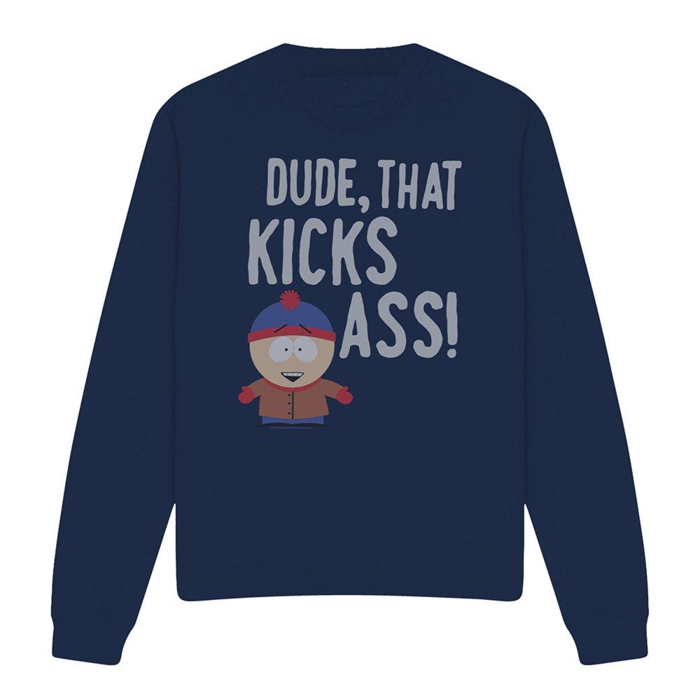 Navy - South Park - South Park The Stan Kicks Ass Unisex Crew Sweatshi - 4