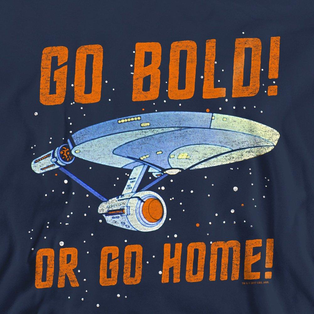 Navy - Star Trek - Star Trek Go Bold Crew Sweatshirt Navy - 2