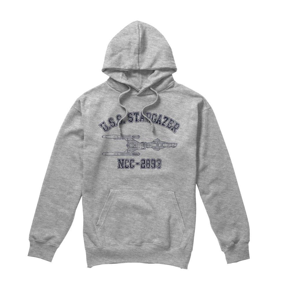 Light Grey - Star Trek - Star Trek Stargazer Athletic Hoddie Athletic Heat - 4