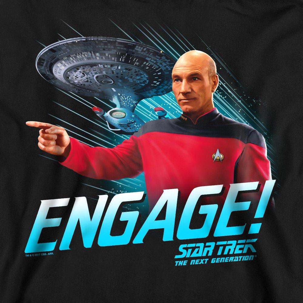 Black - Star Trek - Star Trek Engage Crew Sweatshirt Black - 2