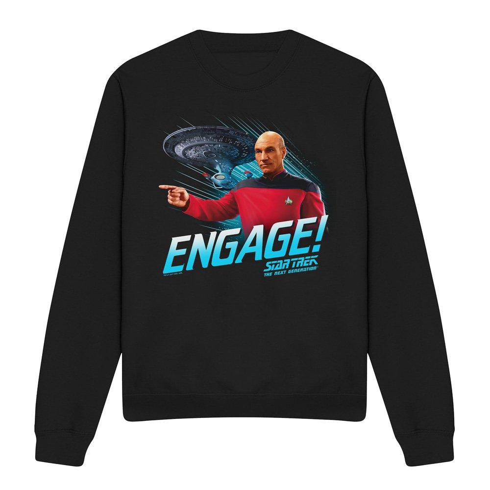 Black - Star Trek - Star Trek Engage Crew Sweatshirt Black - 4