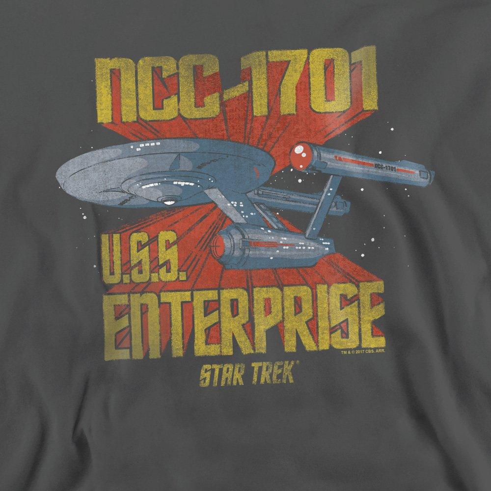 Charcoal - Star Trek - Star Trek Ncc1701 Crew Sweatshirt Charcoal - 2