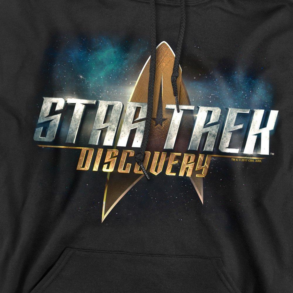 Black - Star Trek - Star Trek Discovery Discovery Logo Hoddie Black - 2