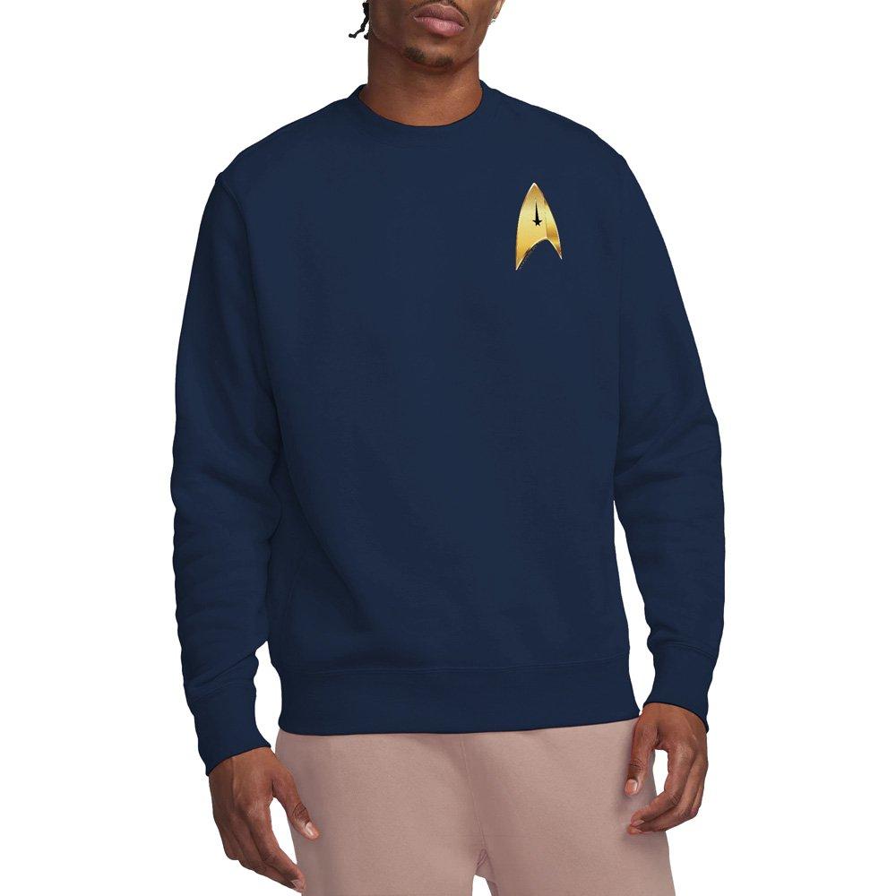 Navy - Star Trek - Star Trek Discovery Command Badge-Crew Sweatshirt - 1
