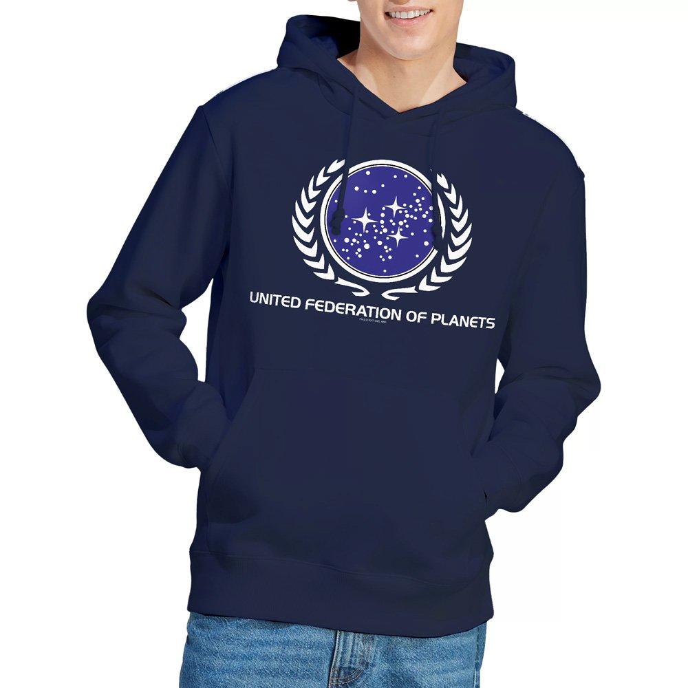 Navy - Star Trek - Star Trek United Federation Logo Hoodie Navy - 1