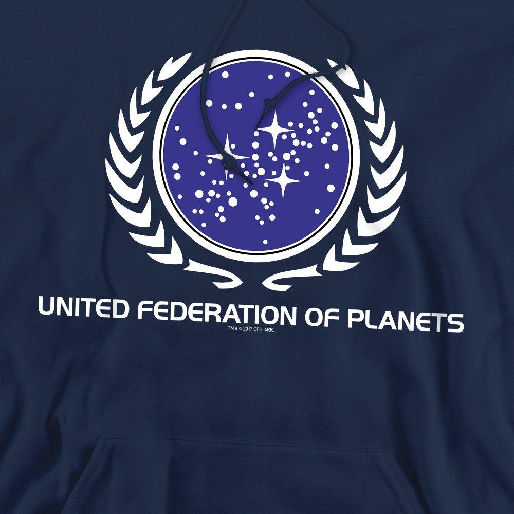 Navy - Star Trek - Star Trek United Federation Logo Hoodie Navy - 2