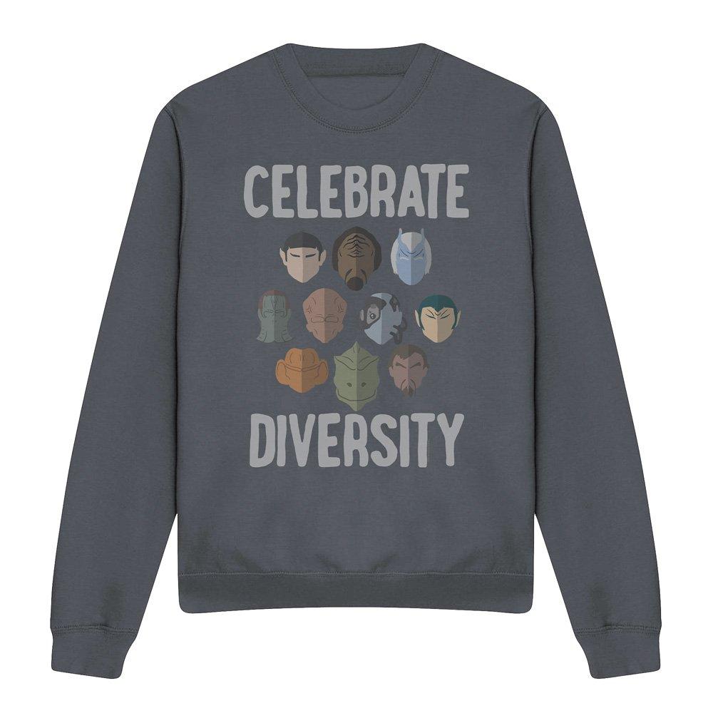 Charcoal - Star Trek - Star Trek The Celebrate Diversity Sweatshirt Char - 4