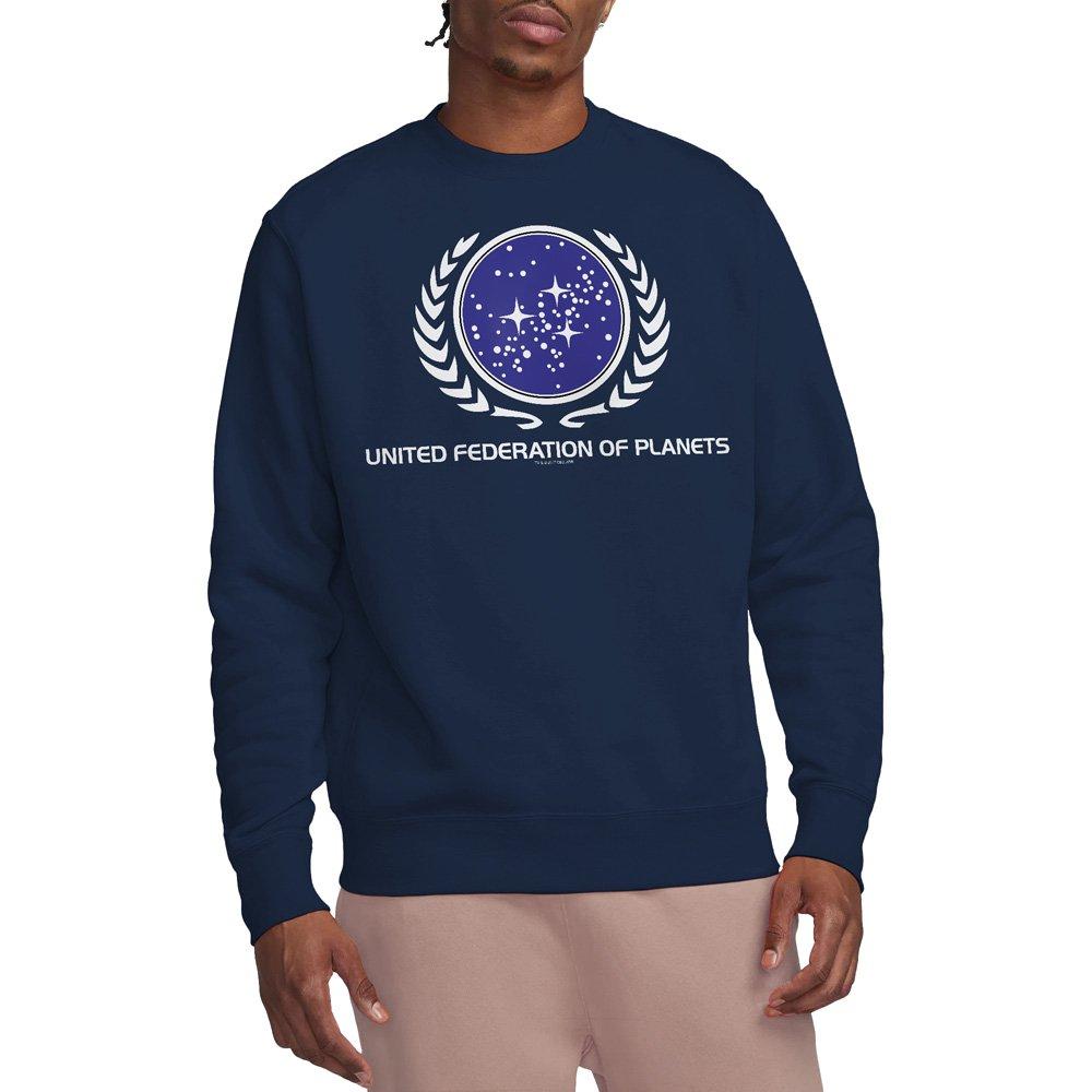 Navy - Star Trek - Star Trek United Federation Logo Crew Sweatshirt - 1