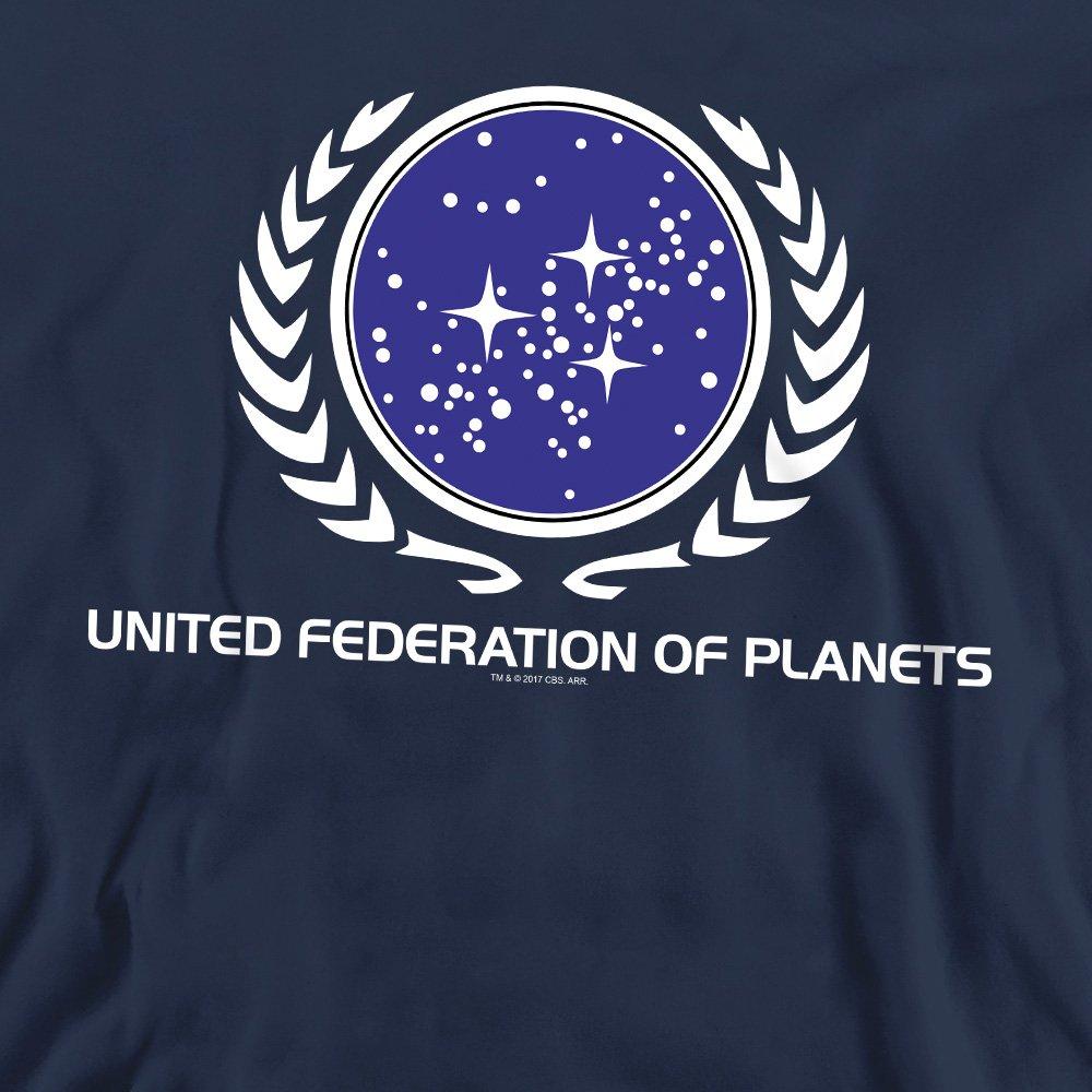 Navy - Star Trek - Star Trek United Federation Logo Crew Sweatshirt - 2