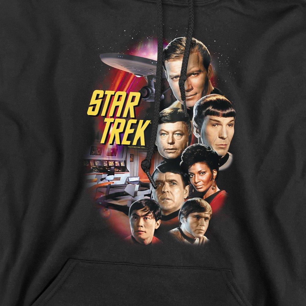 Black - Star Trek - St Original The Classic Crew Hoodie Black - 2
