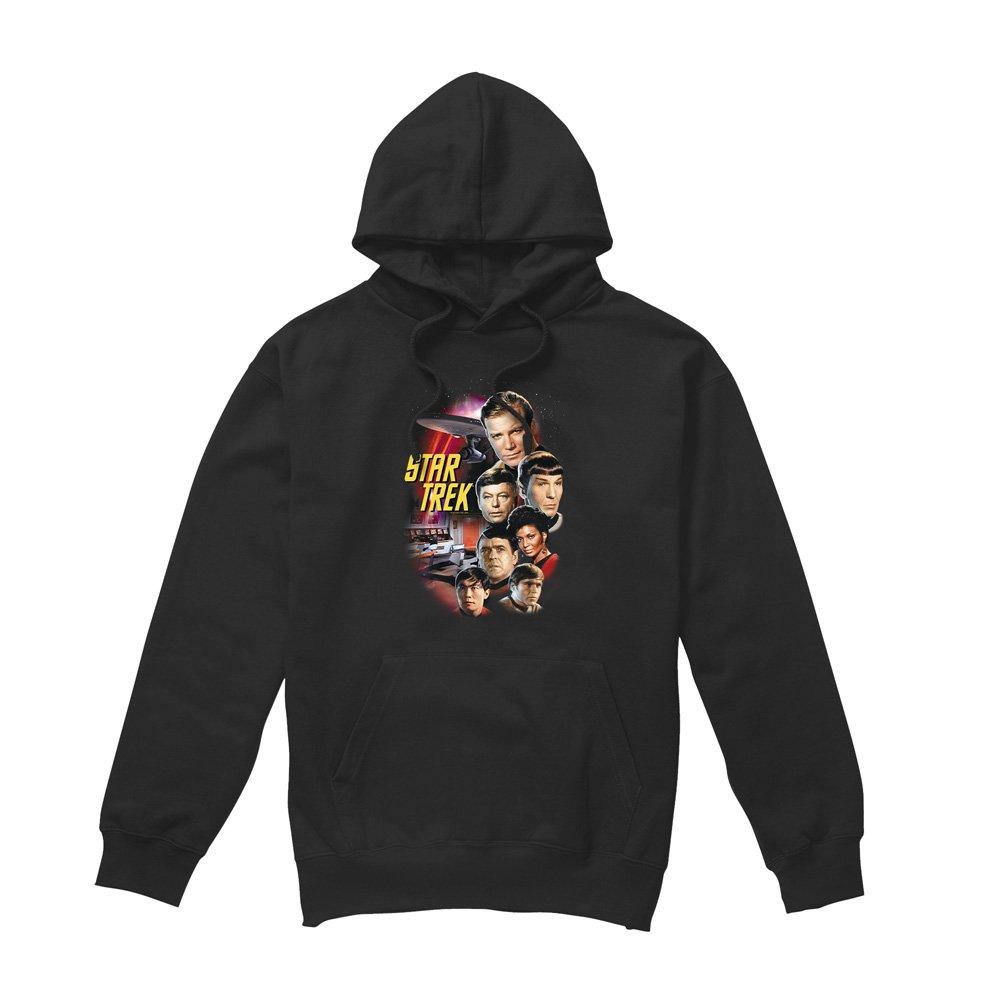 Black - Star Trek - St Original The Classic Crew Hoodie Black - 4