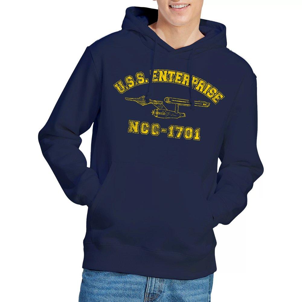 Navy - Star Trek - Star Trek Enterprise Athletic Hoodie Navy - 1