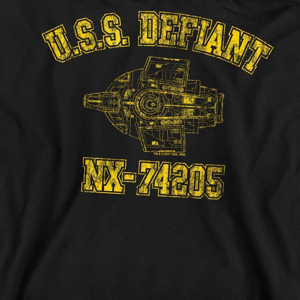 Black - Star Trek - Star Trek Defiant Athletic Crew Sweatshirt Black - 2
