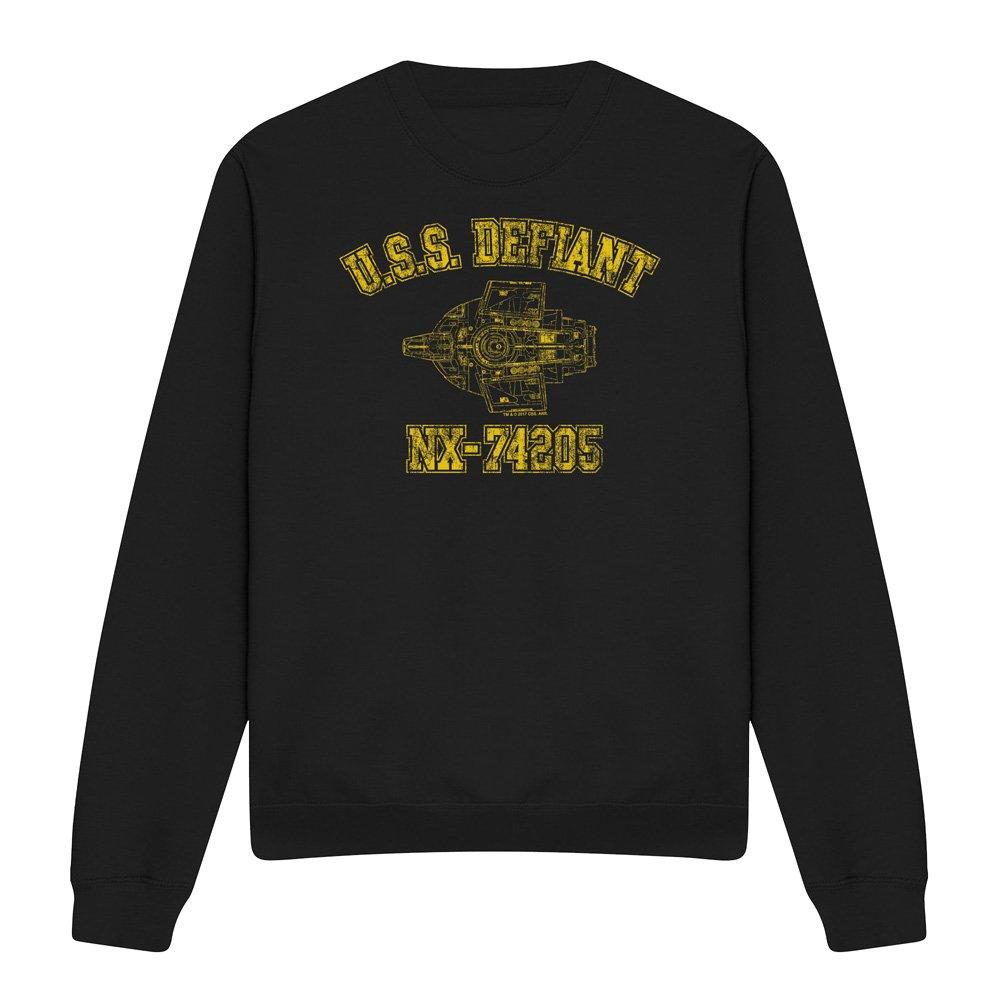 Black - Star Trek - Star Trek Defiant Athletic Crew Sweatshirt Black - 4
