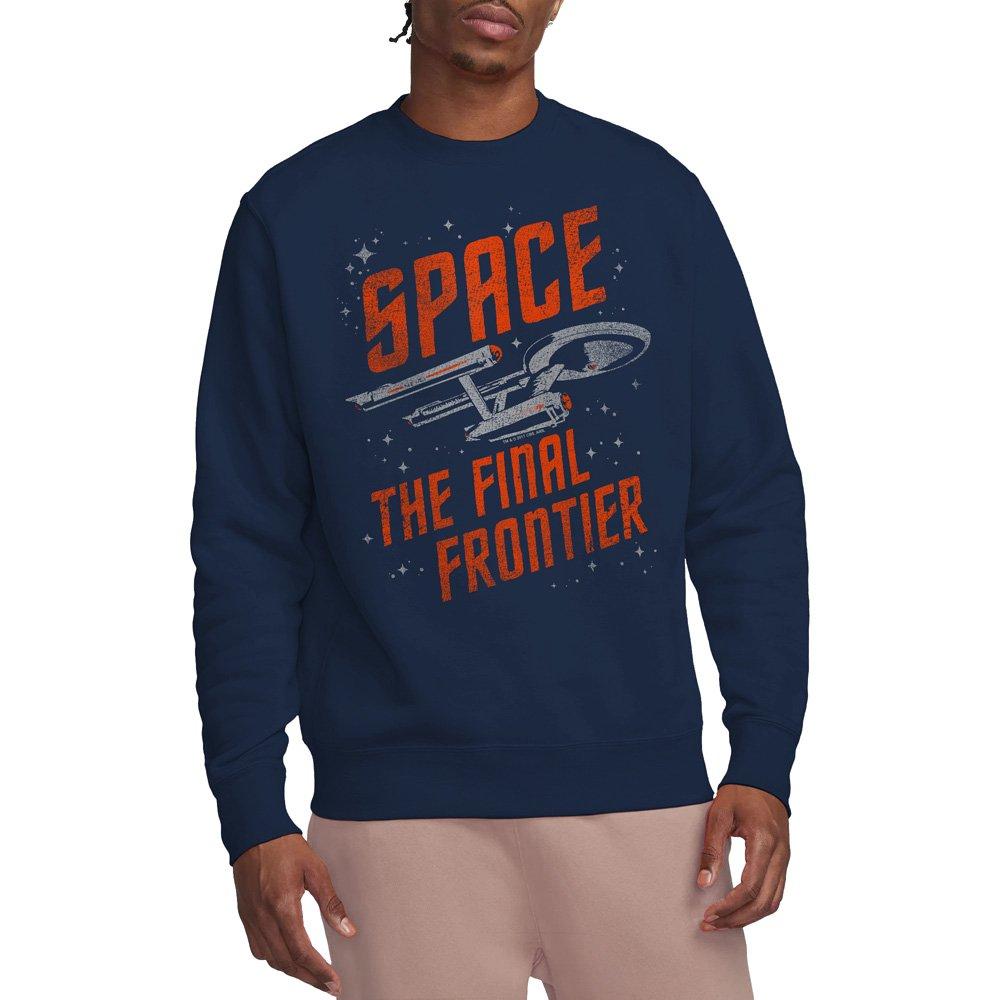 Navy - Star Trek - Star Trek Space Travel Crew Sweatshirt Navy - 1