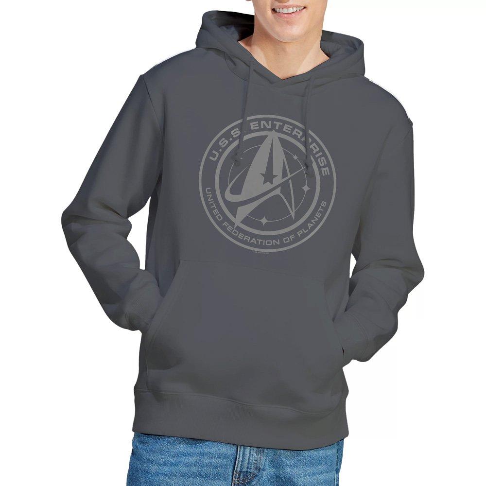 Charcoal - Star Trek - Star Trek Discovery Enterprise Crest Hoodie Charc - 1