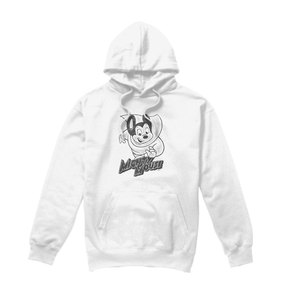 White - Other - Mighty Mouse Mighty Sketch Hoddie White - 4
