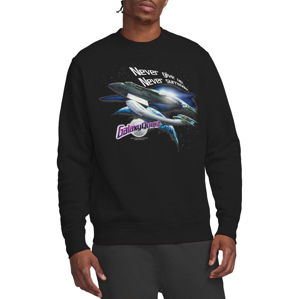 Black - Other - Galaxy Quest Never Surrender Crew Sweatshirt Blac - 1