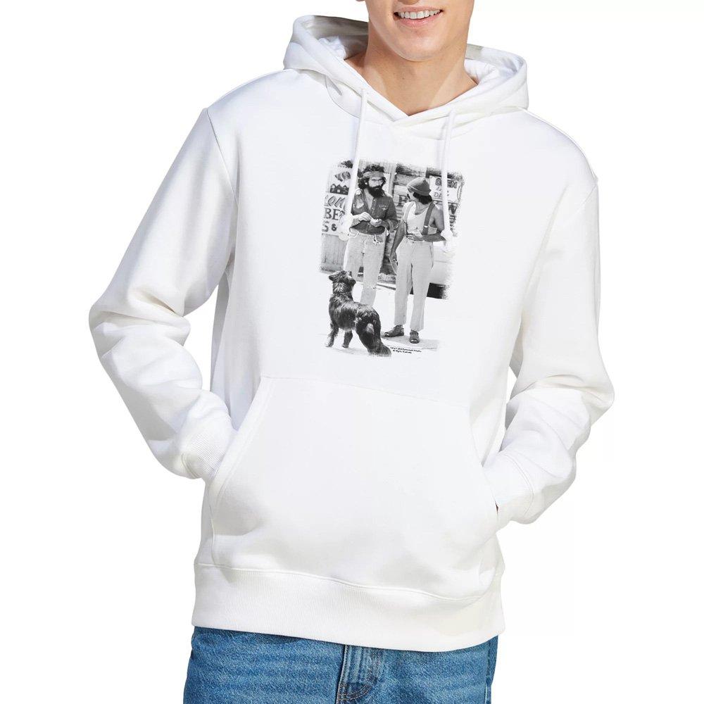 White - Other - Up In Smalloke Cheech Chong Dog Hoddie White - 1
