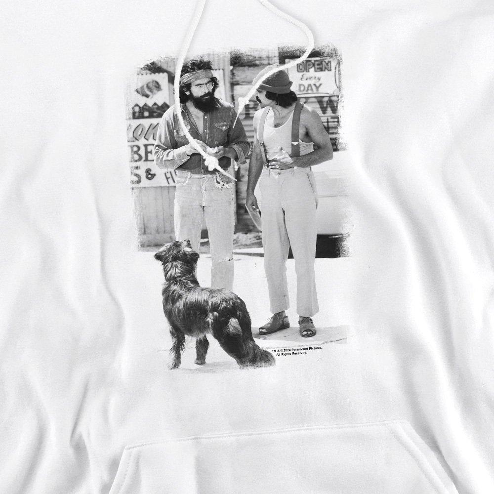 White - Other - Up In Smalloke Cheech Chong Dog Hoddie White - 2