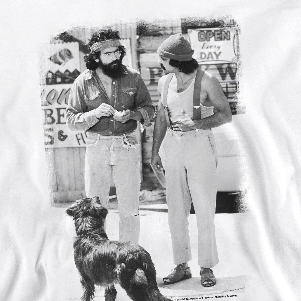 White - Other - Up In Smalloke Cheech Chong Dog Crew Sweatshirt W - 2