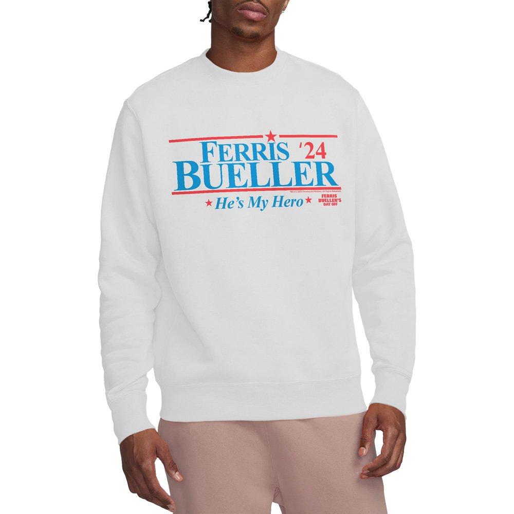 White - Other - Ferris Bueller 2024 President Unisex Crew Sweatshi - 1