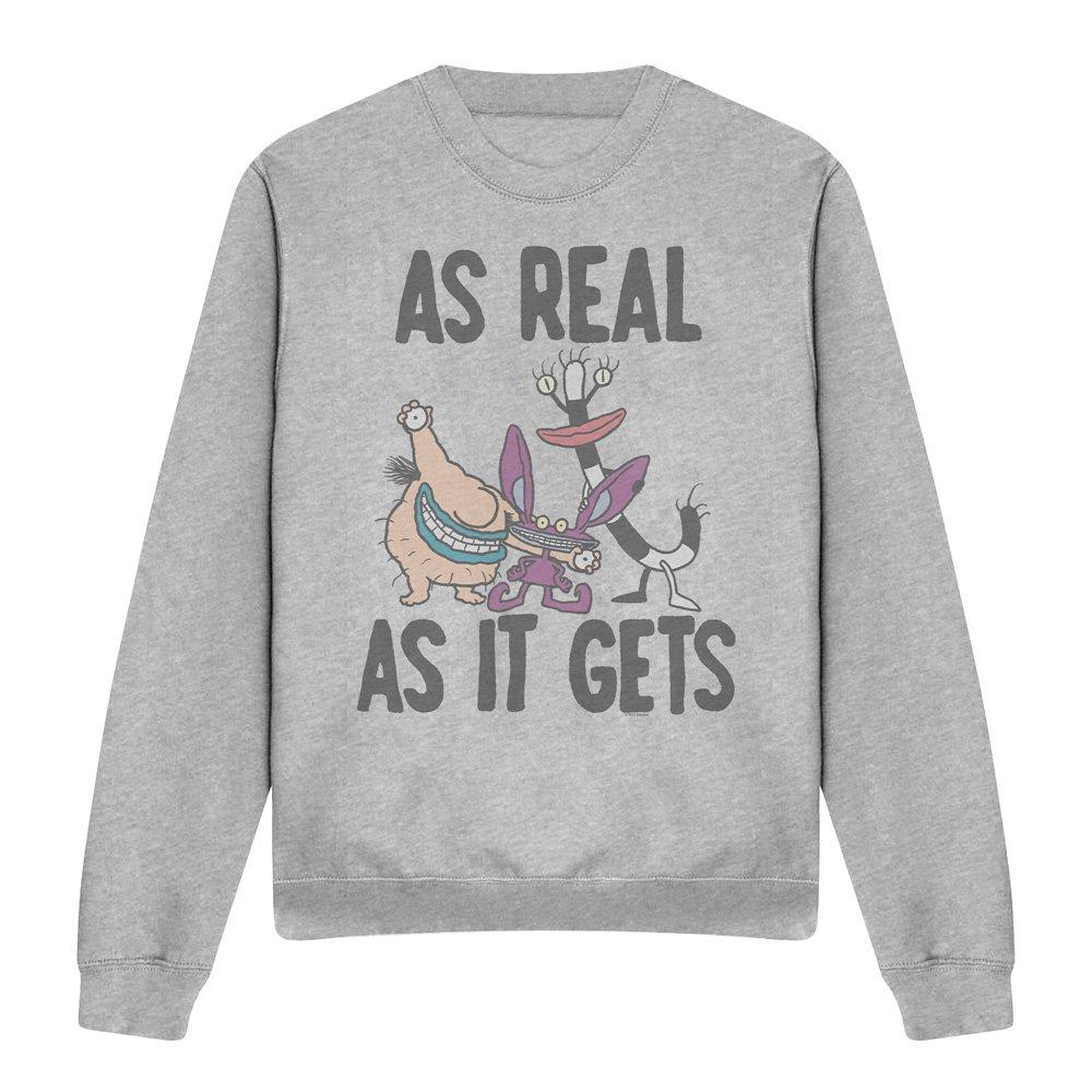 Light Grey - Other - Aaahh Real Monsters As Real As It Gets Unisex Crew - 4