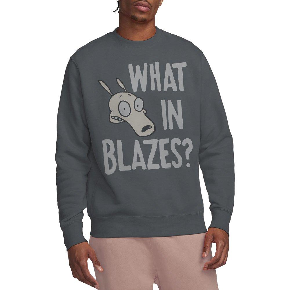 Charcoal - Other - RockoS Modern Life What In Blazes? Crew Sweatshir - 1