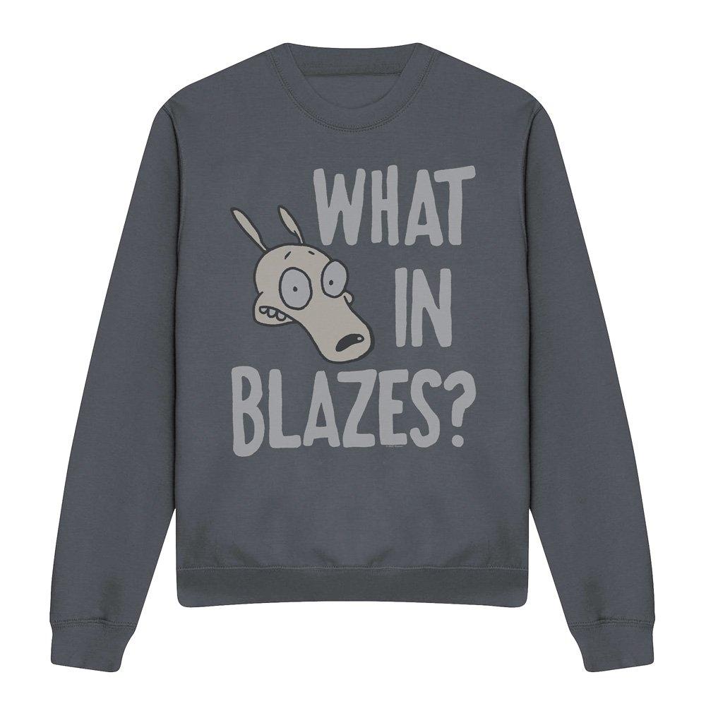Charcoal - Other - RockoS Modern Life What In Blazes? Crew Sweatshir - 4